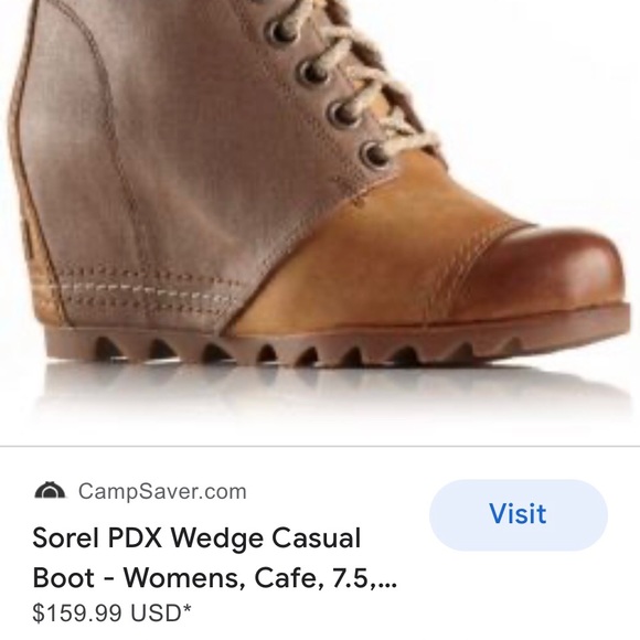 BNWOT Sorrel PDX premium ladies wedge sexy winter boots - Picture 9 of 13